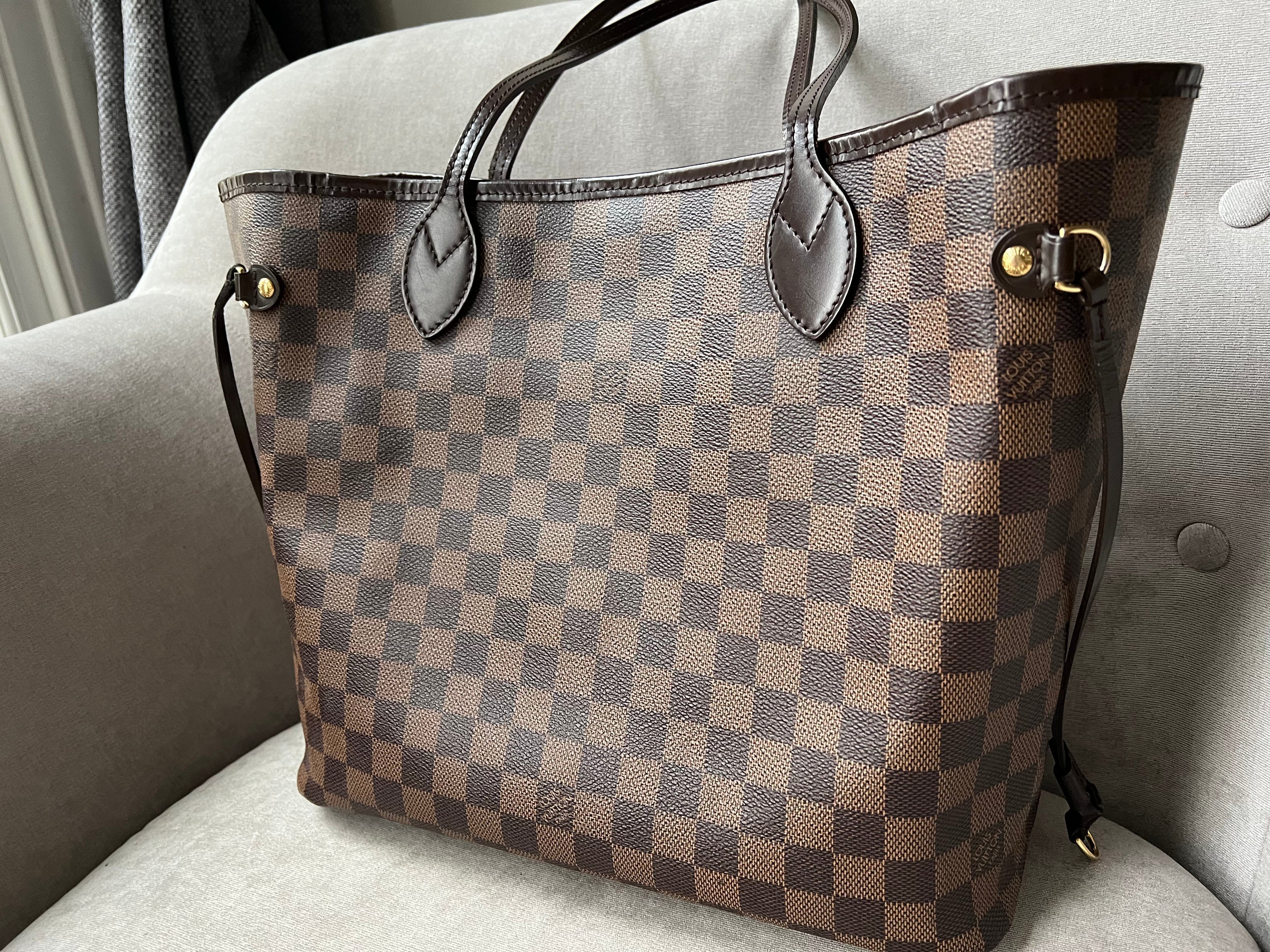 Louis Vuitton Neverfull MM Damier Ebene Cherry Interior (RRP £1410)