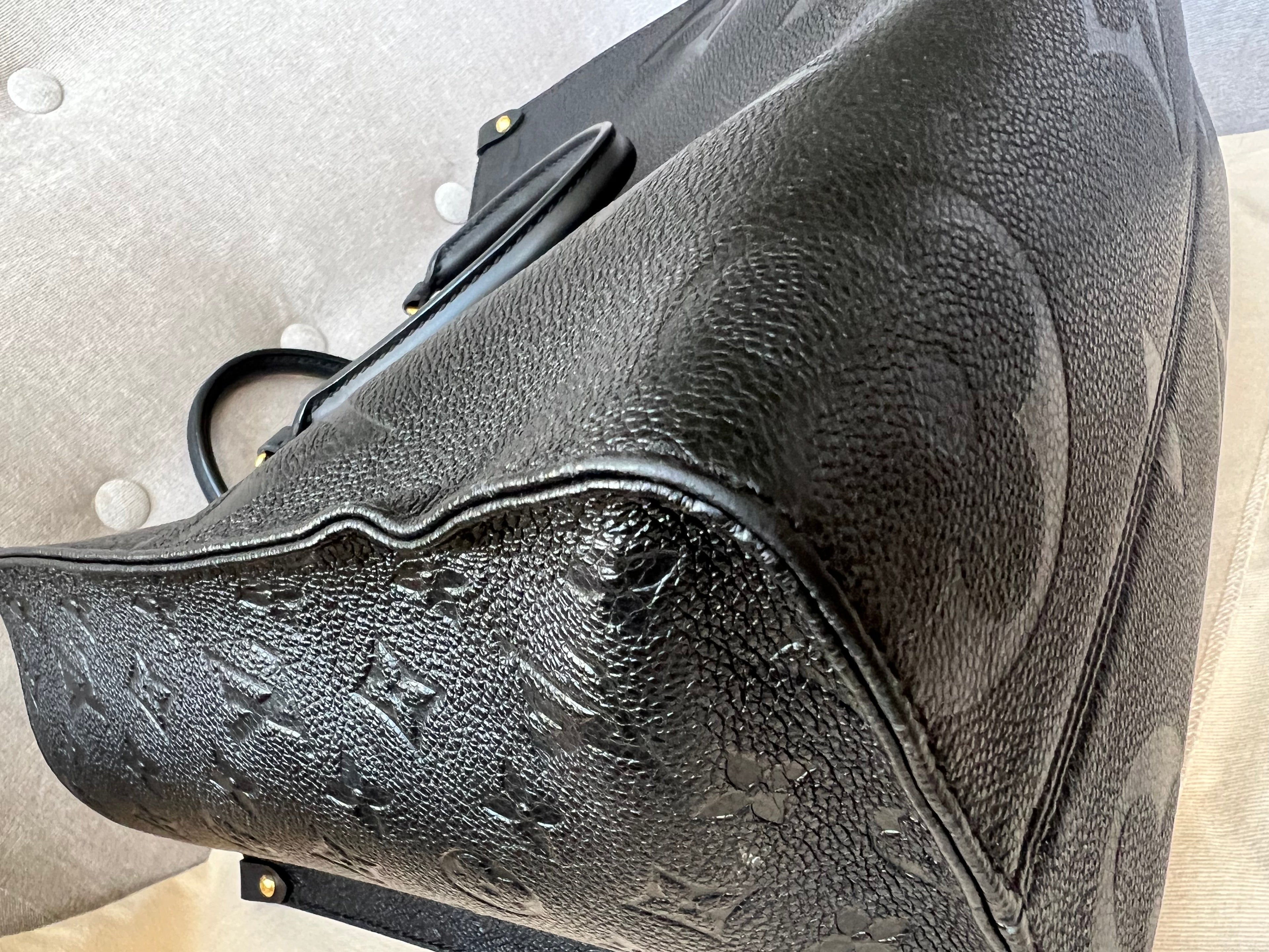 Louis Vuitton On the Go MM Black Empreinte (RRP £2,450)
