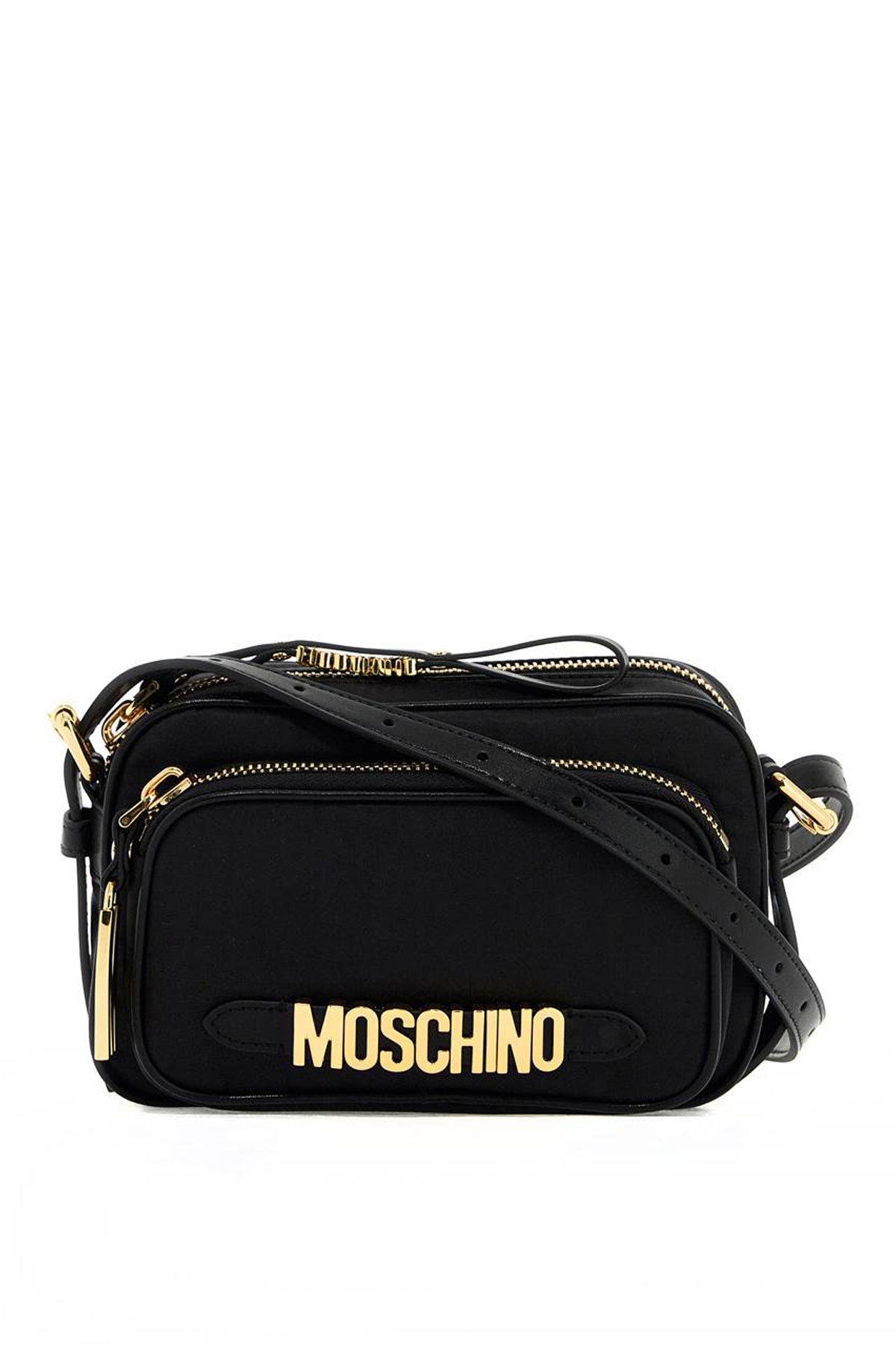MINI SHOULDER BAG WITH METAL LOGO