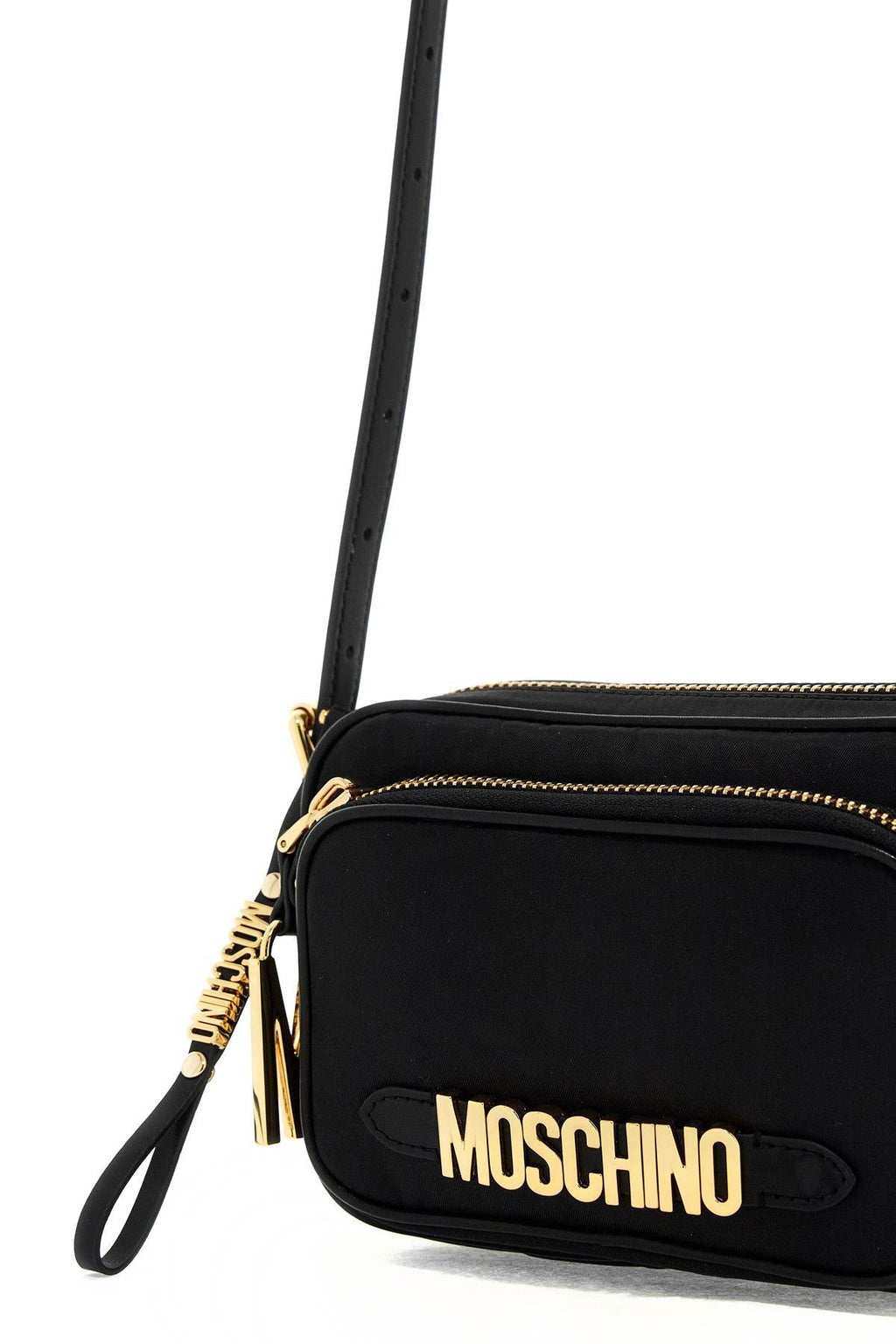 MINI SHOULDER BAG WITH METAL LOGO