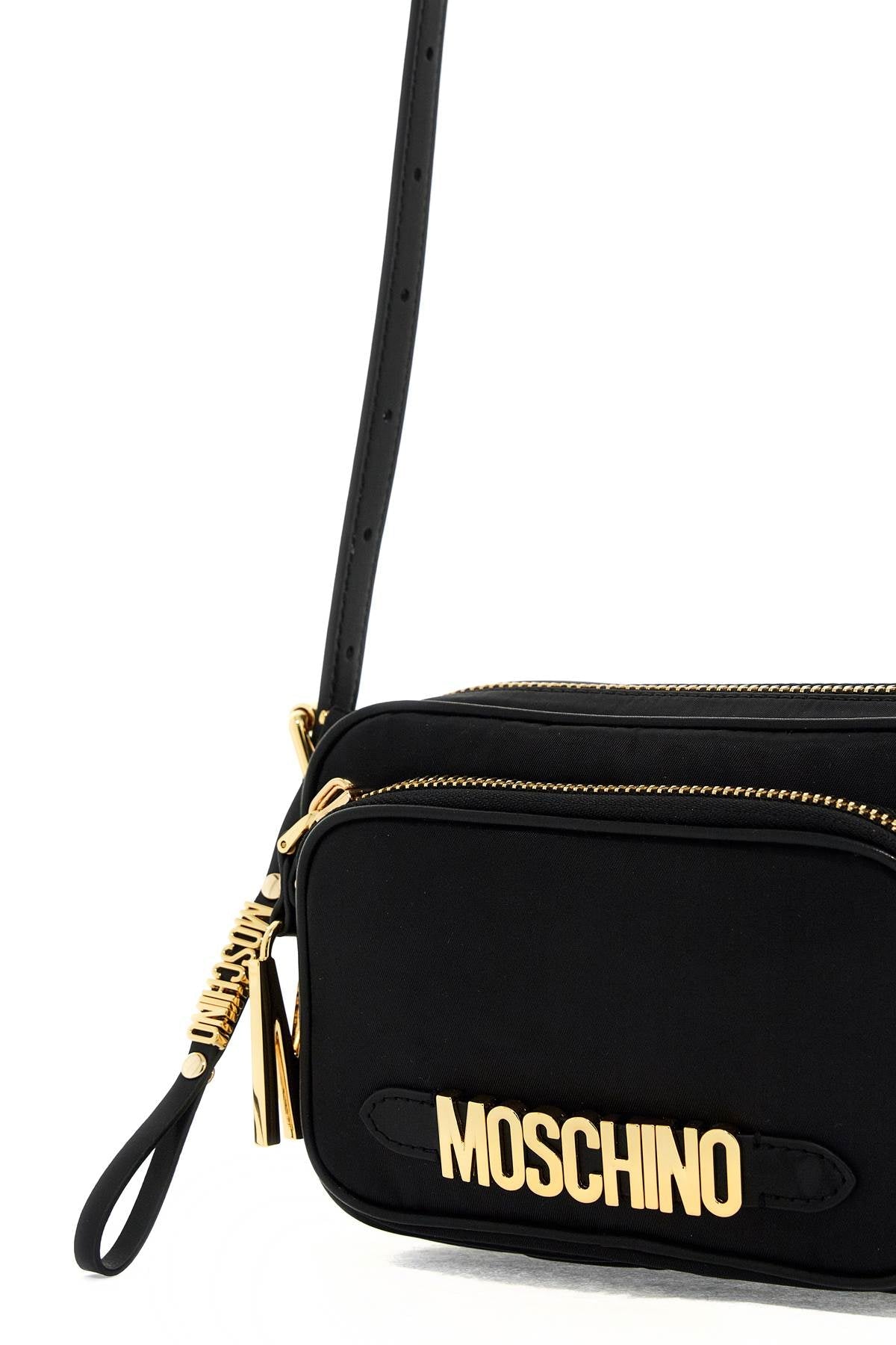 MINI SHOULDER BAG WITH METAL LOGO
