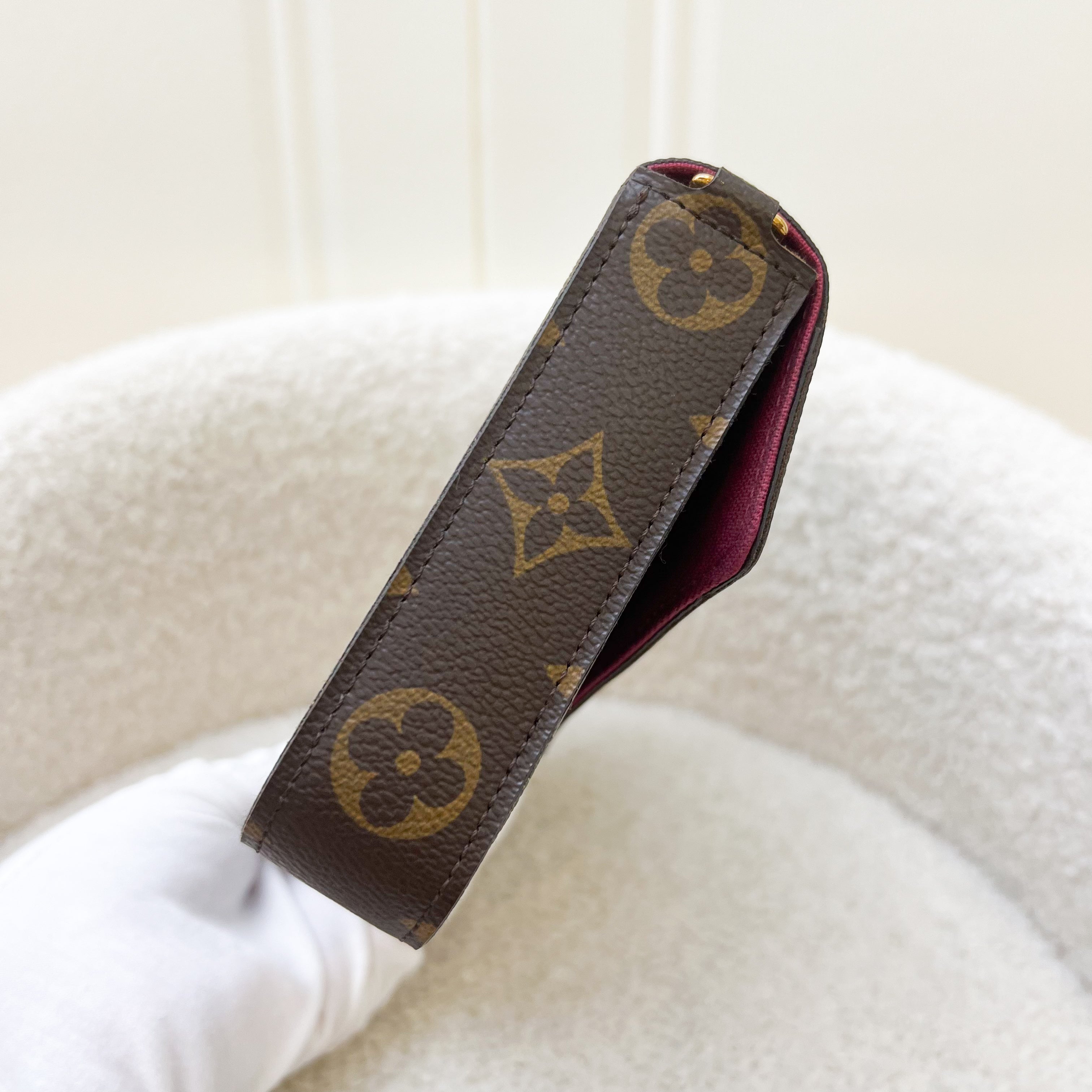 LV Felicie Pochette in Monogram Canvas and GHW