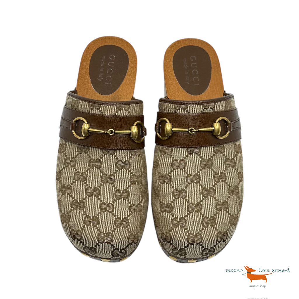Gucci Horsebit GG Supreme Clog