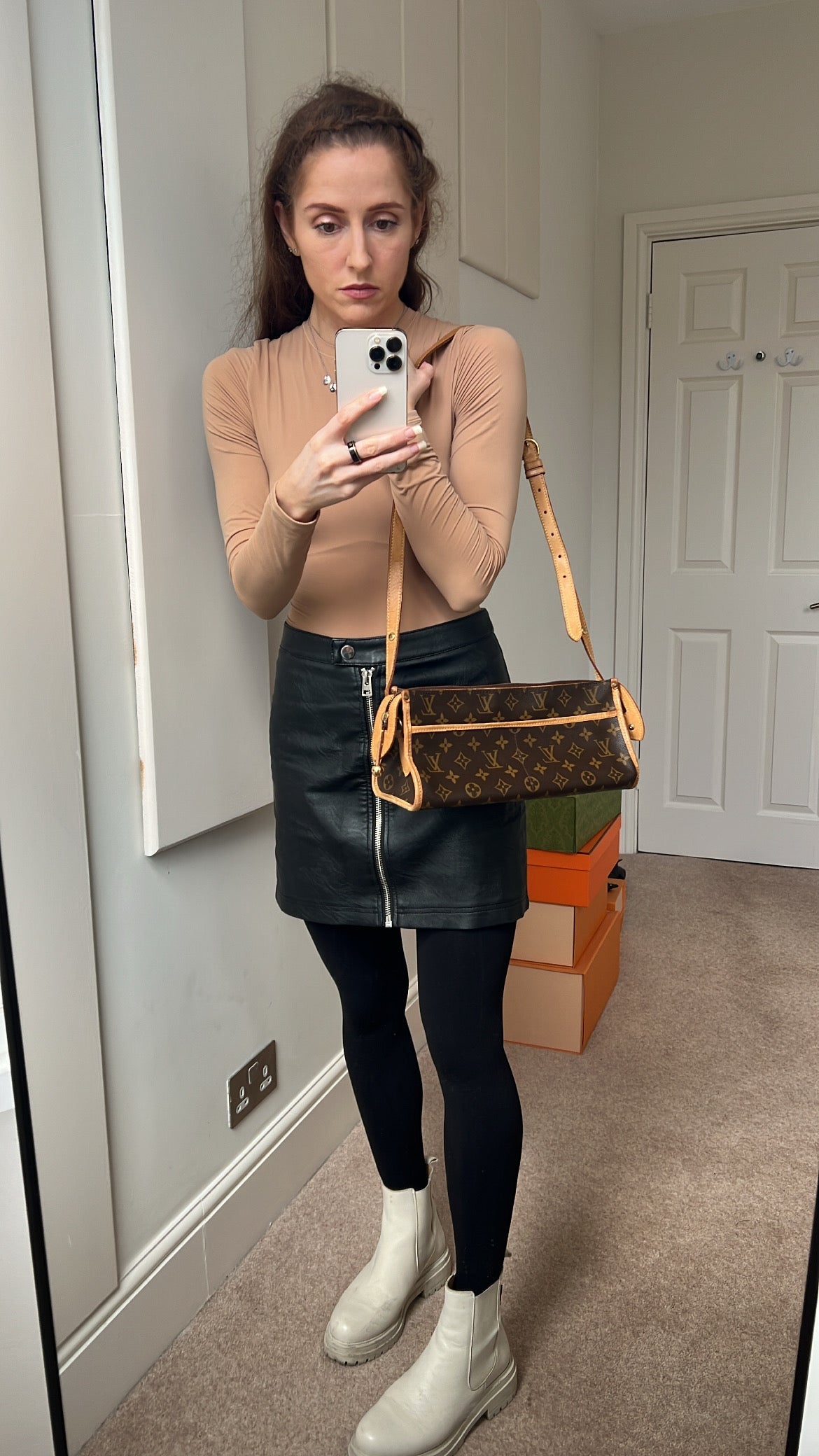 Louis Vuitton Popincourt with long strap in Monogram