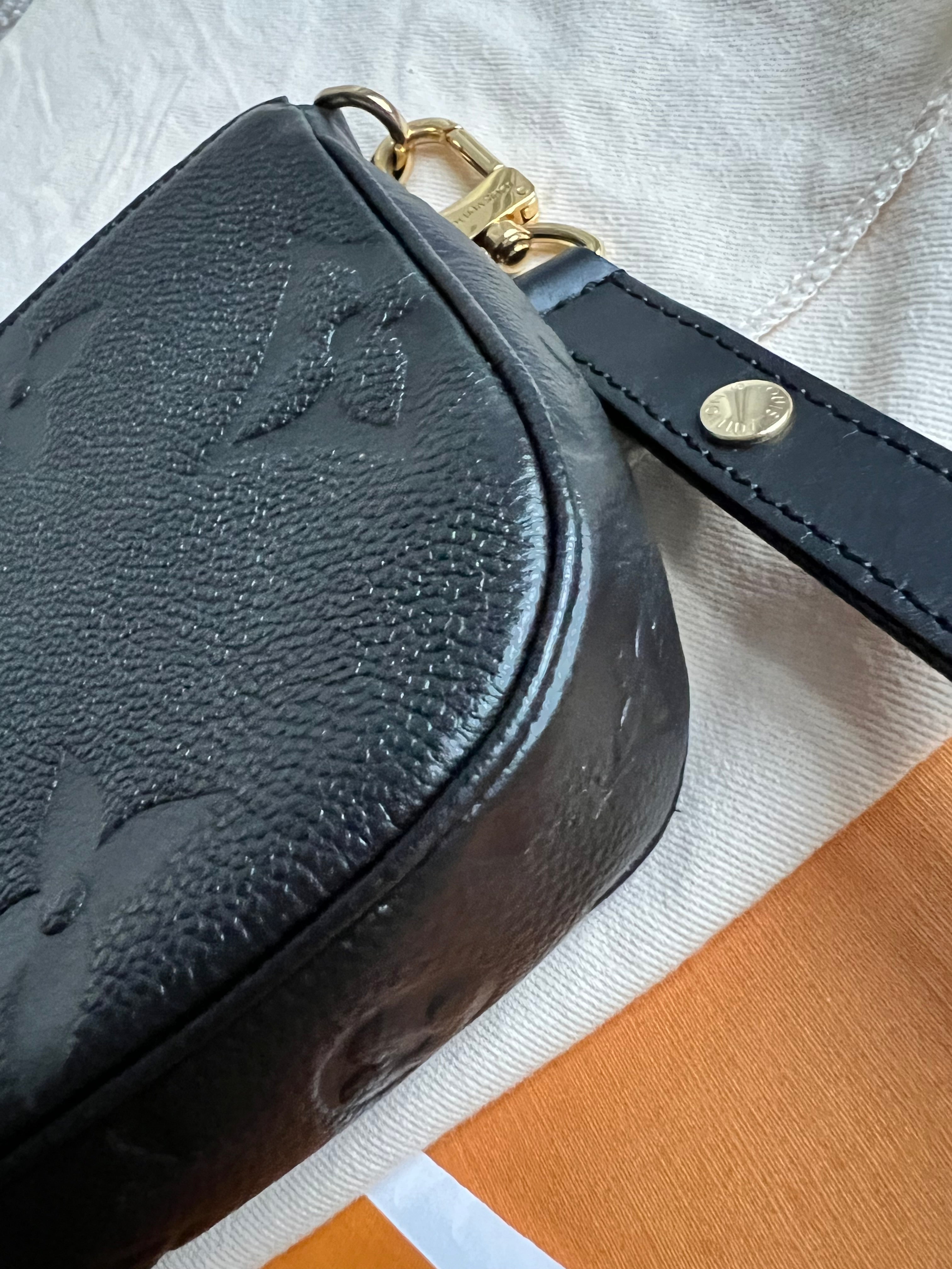 Louis Vuitton Multi Pochette Accessoires Black Empreinte (RRP £2140)