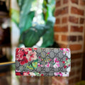 GUCCI Blooms Flap Continental Wallet