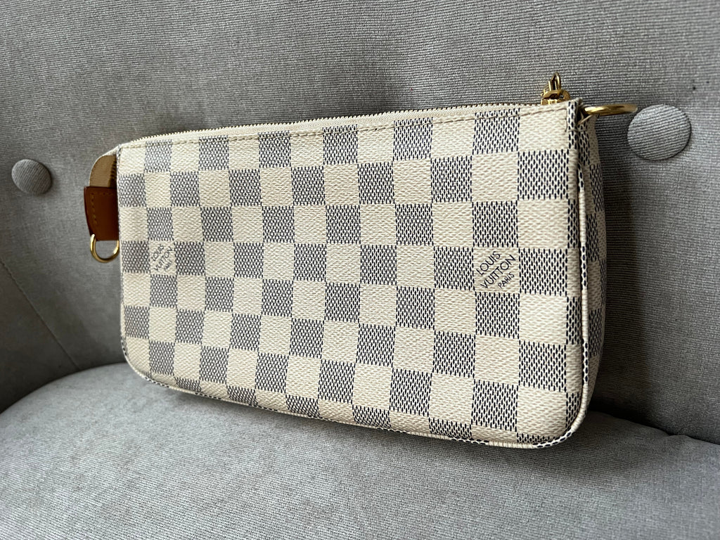 Louis Vuitton Pochette Accessoires Damier Azur (no strap)