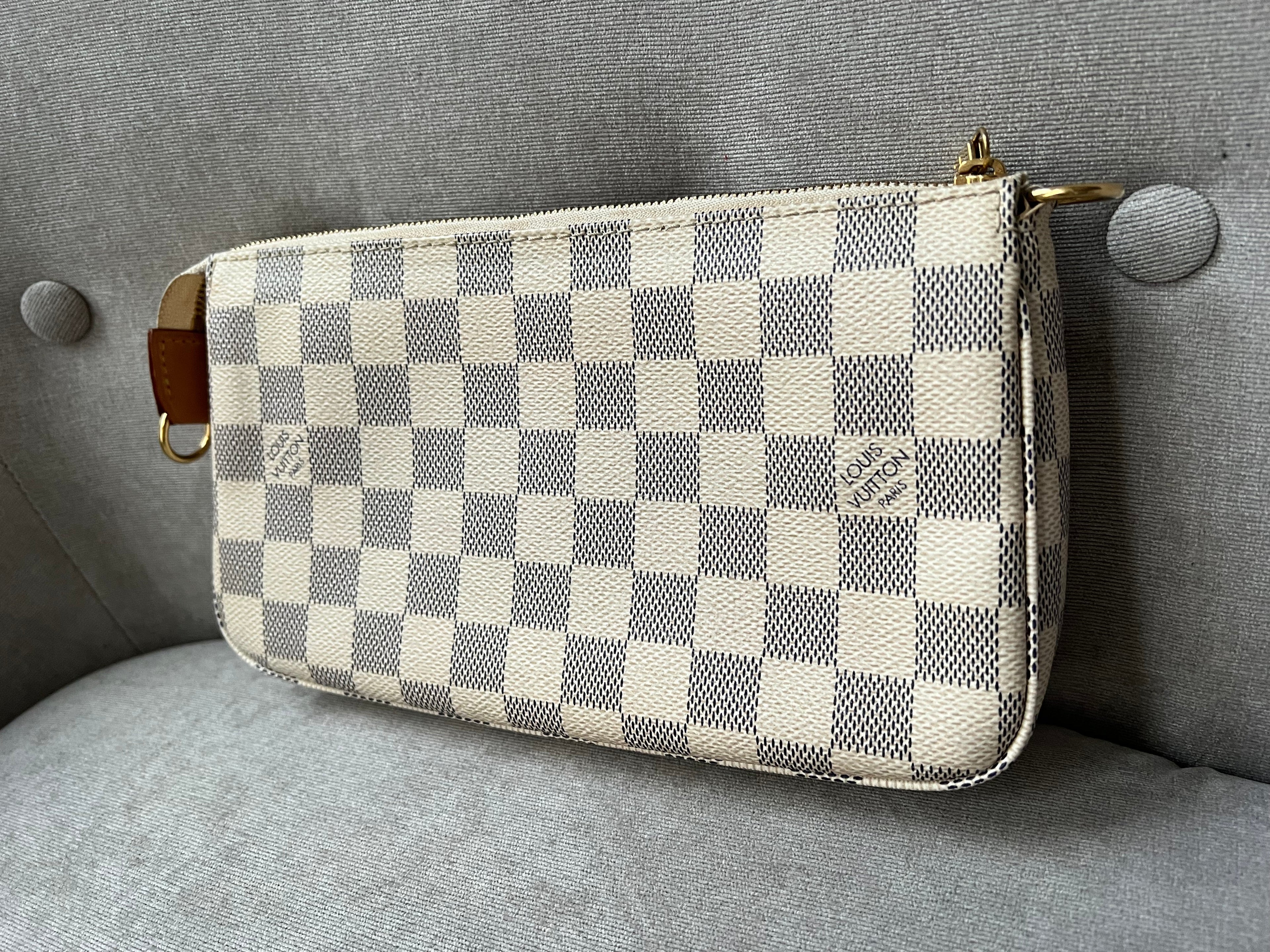 Louis Vuitton Pochette Accessoires Damier Azur (no strap)