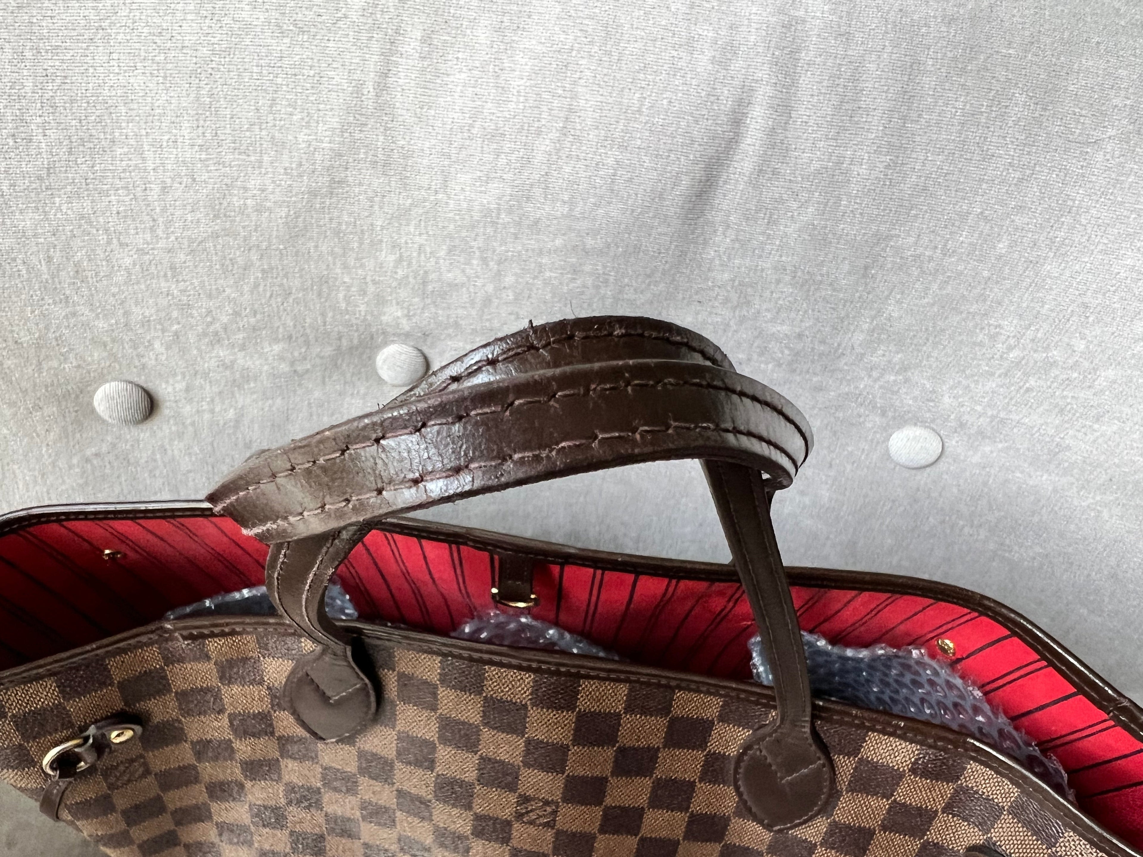 Louis Vuitton Neverfull MM Damier Ebene Cherry Interior (RRP £1,410)
