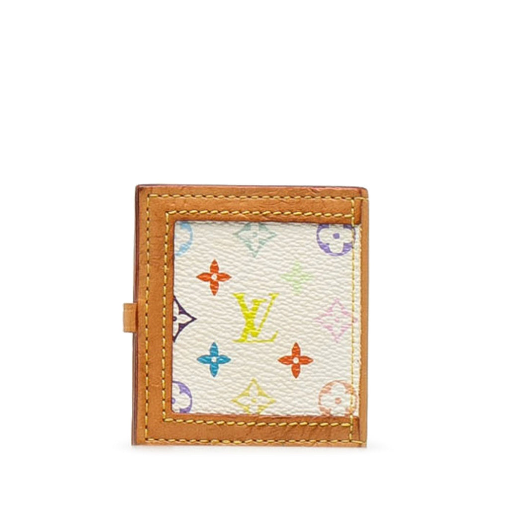 White Louis Vuitton Monogram Multicolore Mini Photo Holder