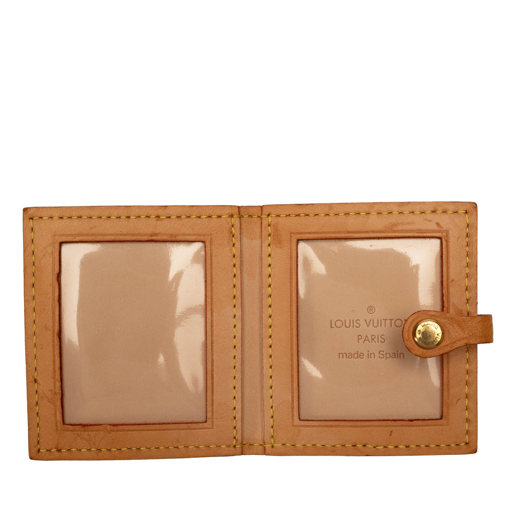 White Louis Vuitton Monogram Multicolore Mini Photo Holder