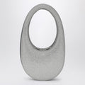 Coperni Silver Glitter Mini Swipe Bag Women