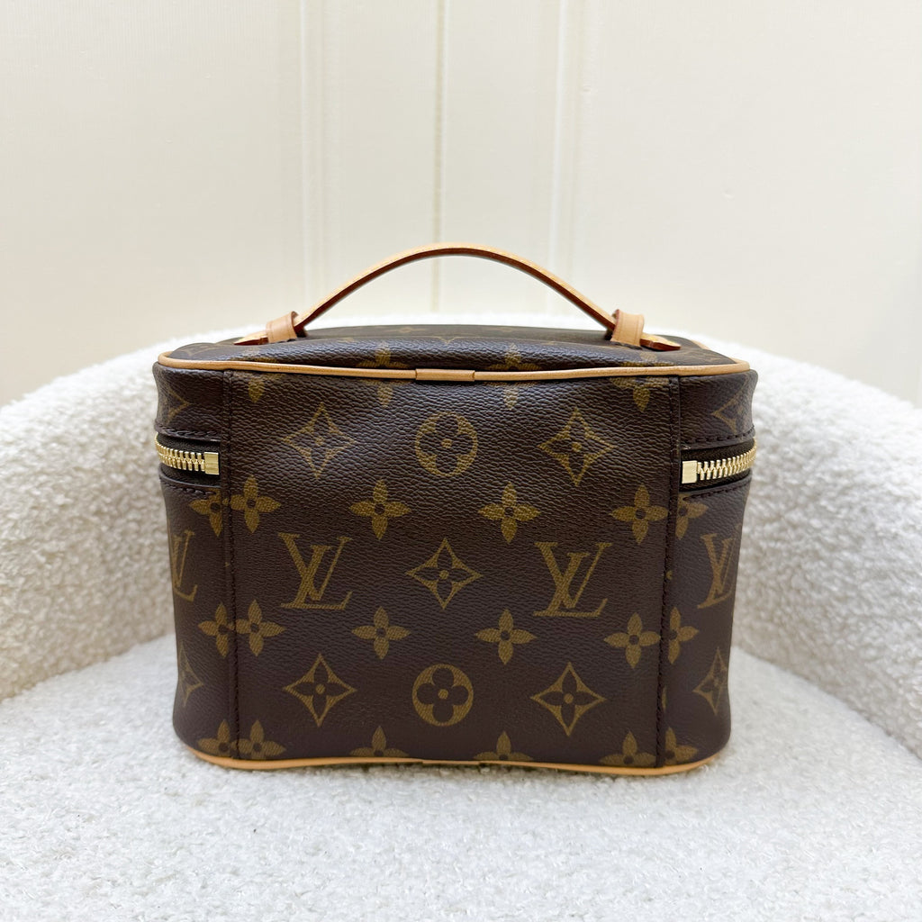 LV Nice Mini Toiletry Pouch in Monogram Canvas GHW