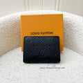 LV Clea Compact Wallet in in Black Monogram Empreinte Leather and GHW