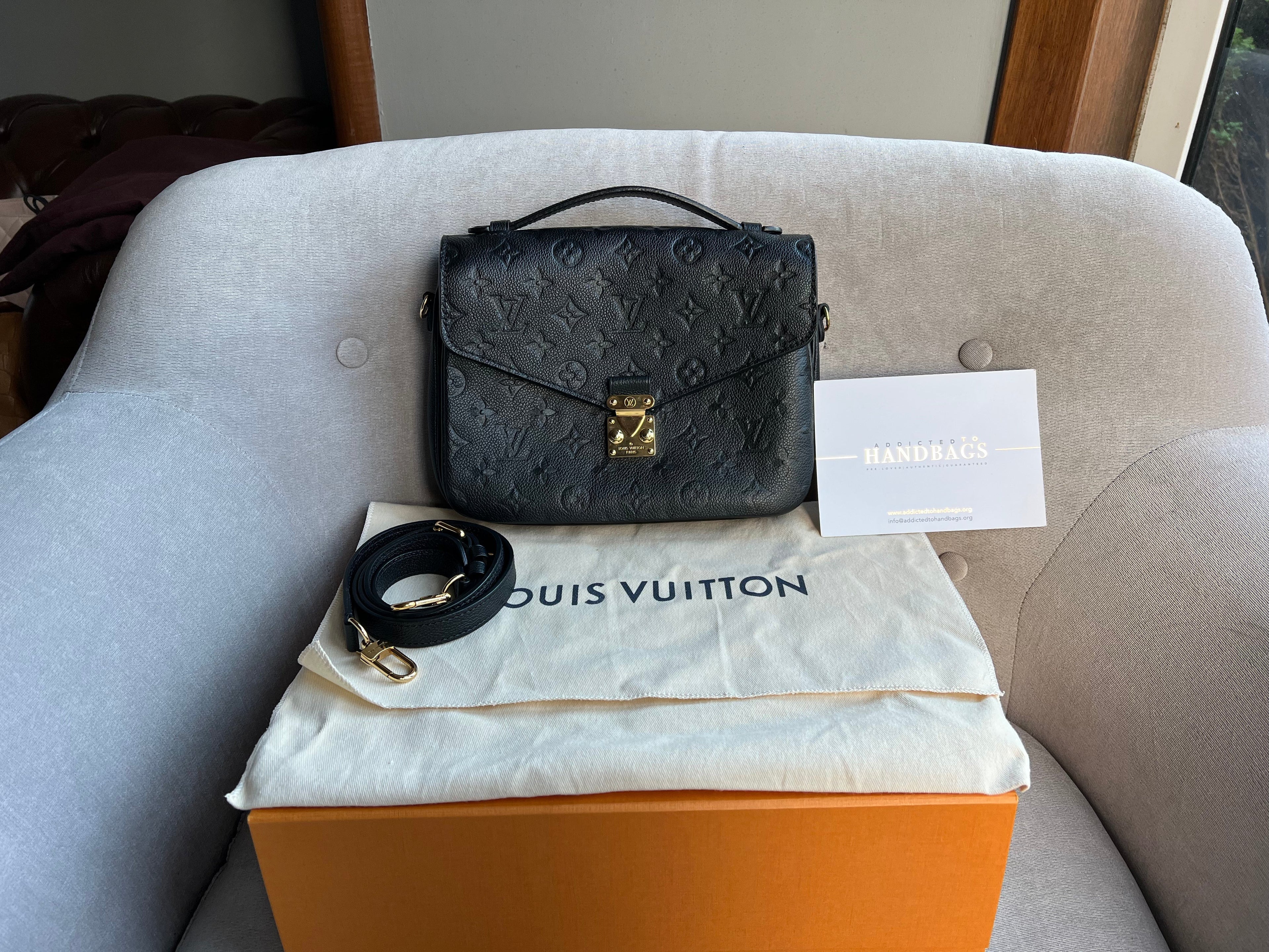 Louis Vuitton Pochette Metis Black Empreinte (RRP £2,110)