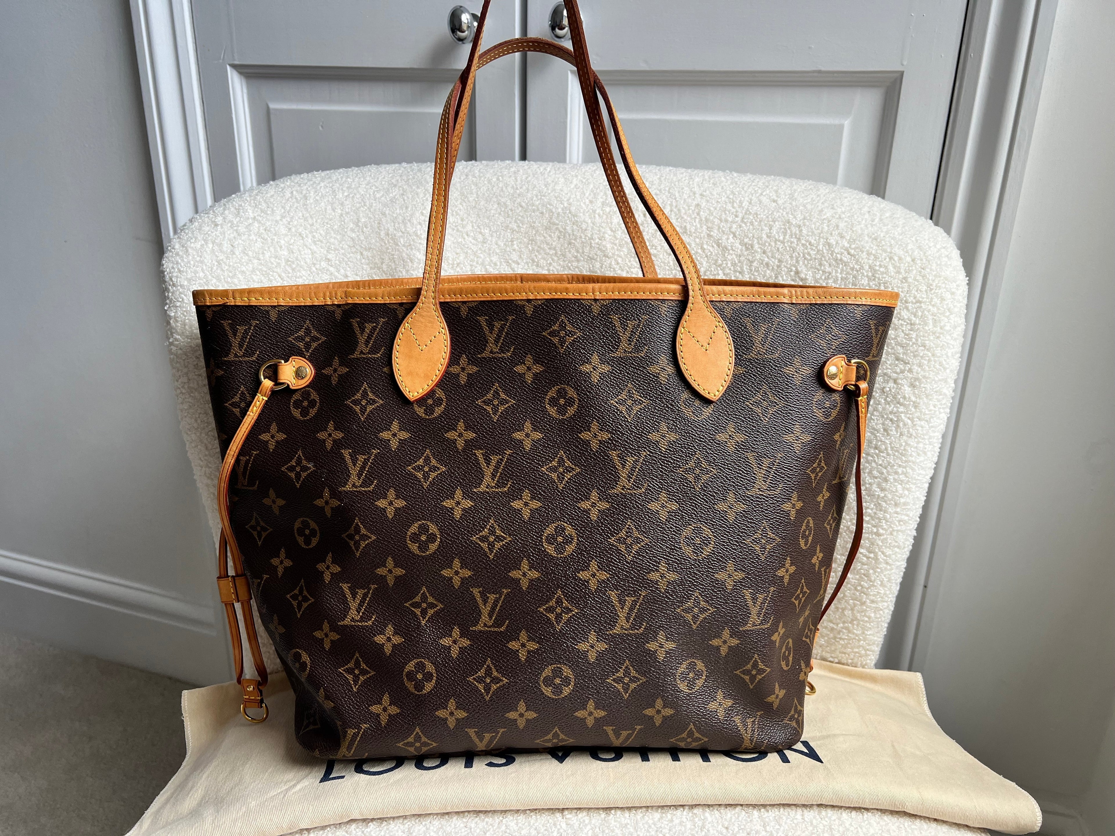 Louis Vuitton Neverfull MM Monogram Pivoine (RRP £1,410)