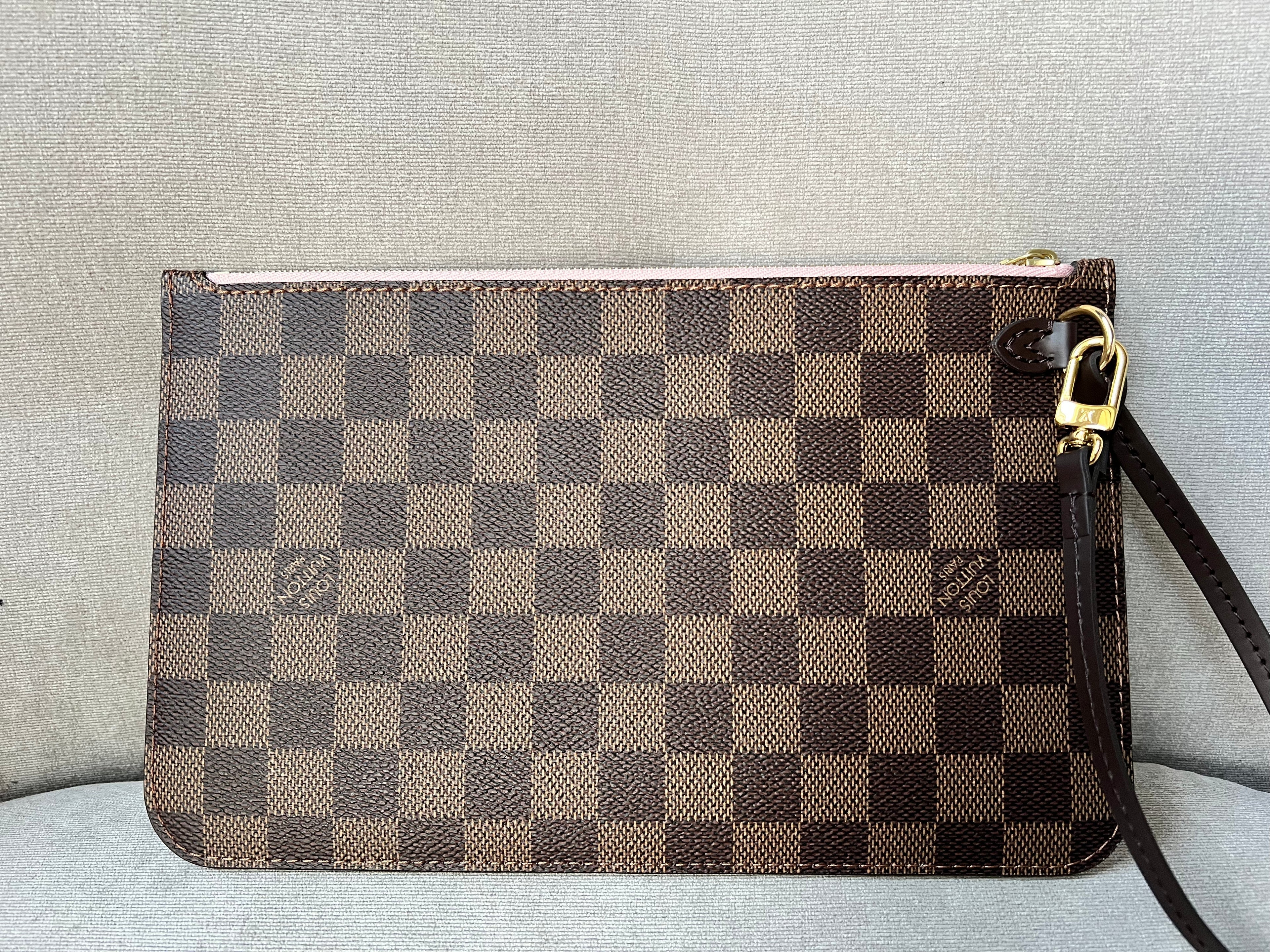 Louis Vuitton Pouch (from Neverfull MM) in Damier Ebene