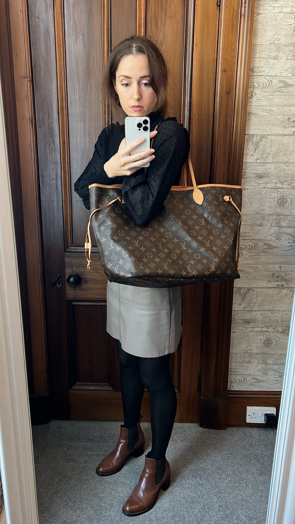 Louis Vuitton Neverfull GM Monogram Pivoine Interior (RRP £1,460)