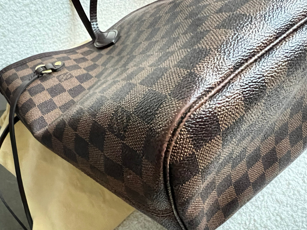 Louis Vuitton Neverfull MM Damier Ebene Cherry Interior (RRP £1,410)