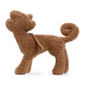 SHEARLING CREATURE CLUTCH BAG