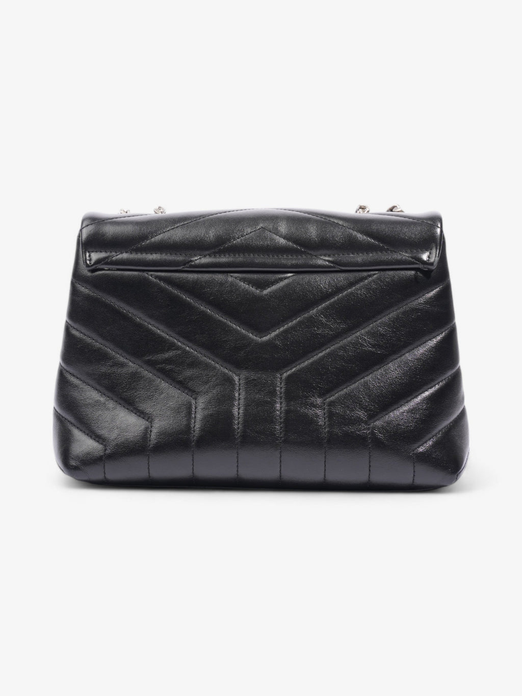 Saint Laurent Lou Lou Black Calfskin Leather Small