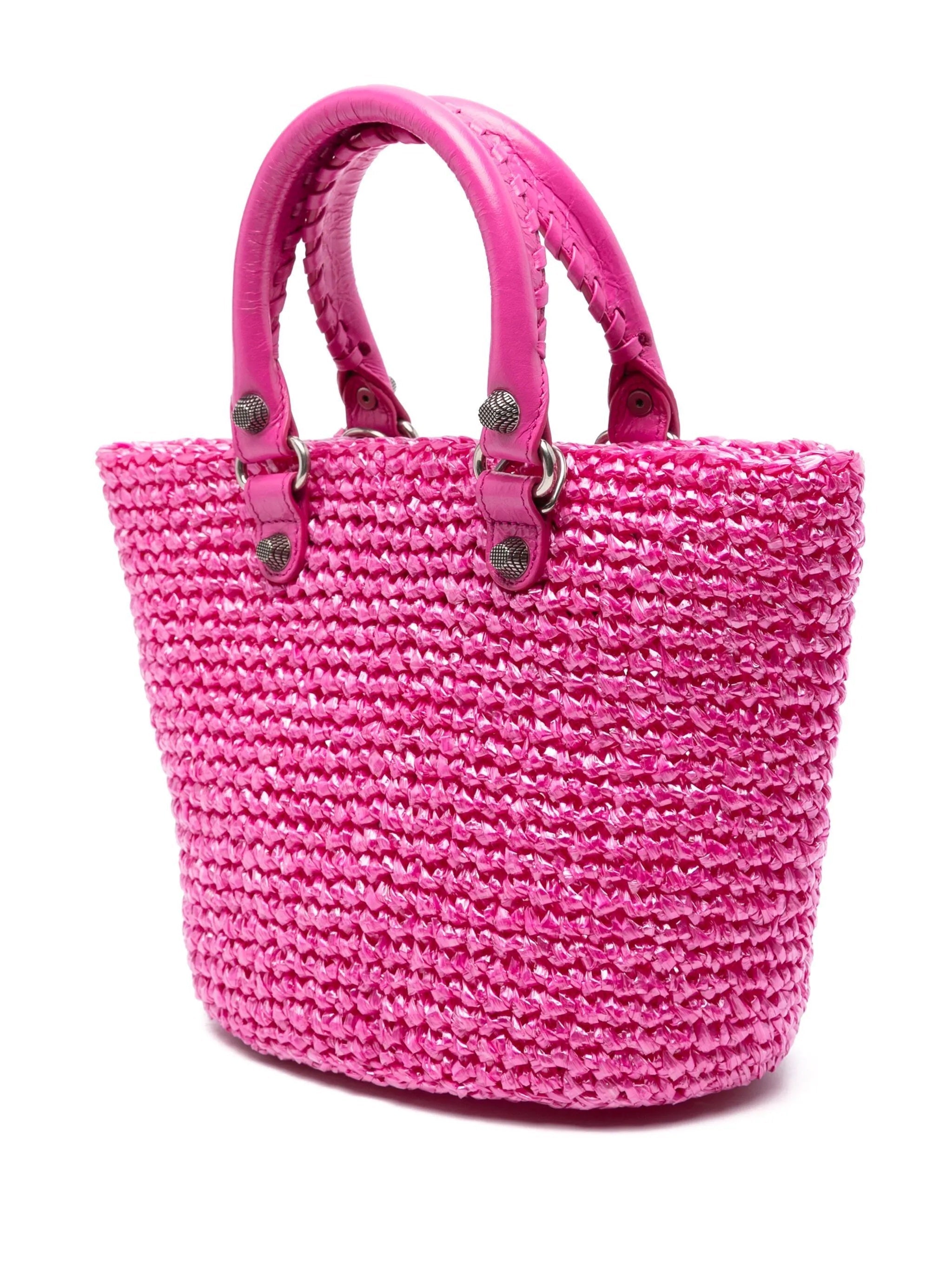 BALENCIAGA LE CAGOLE SMALL PANIER TOTE BAG