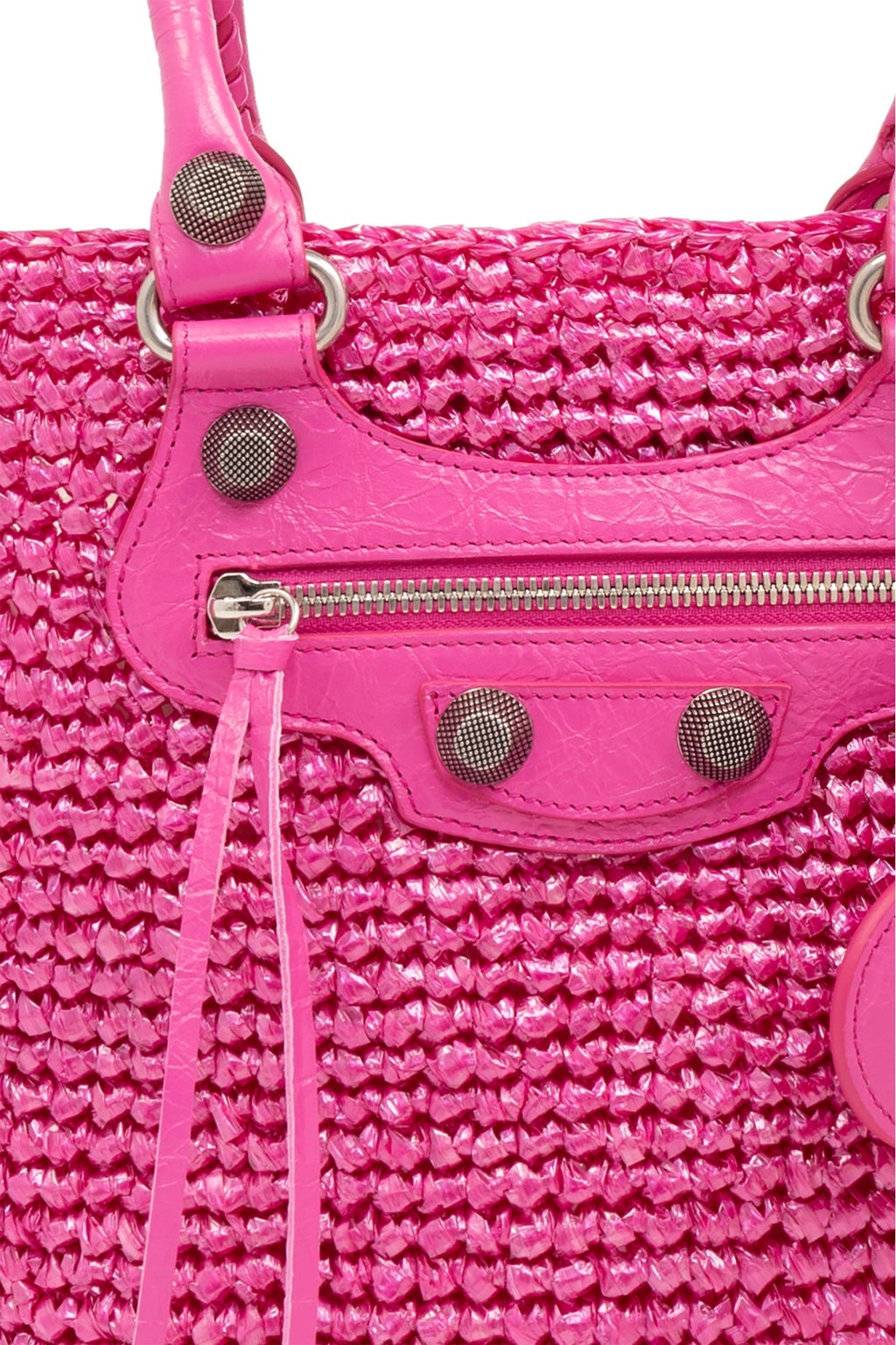 BALENCIAGA LE CAGOLE SMALL PANIER TOTE BAG