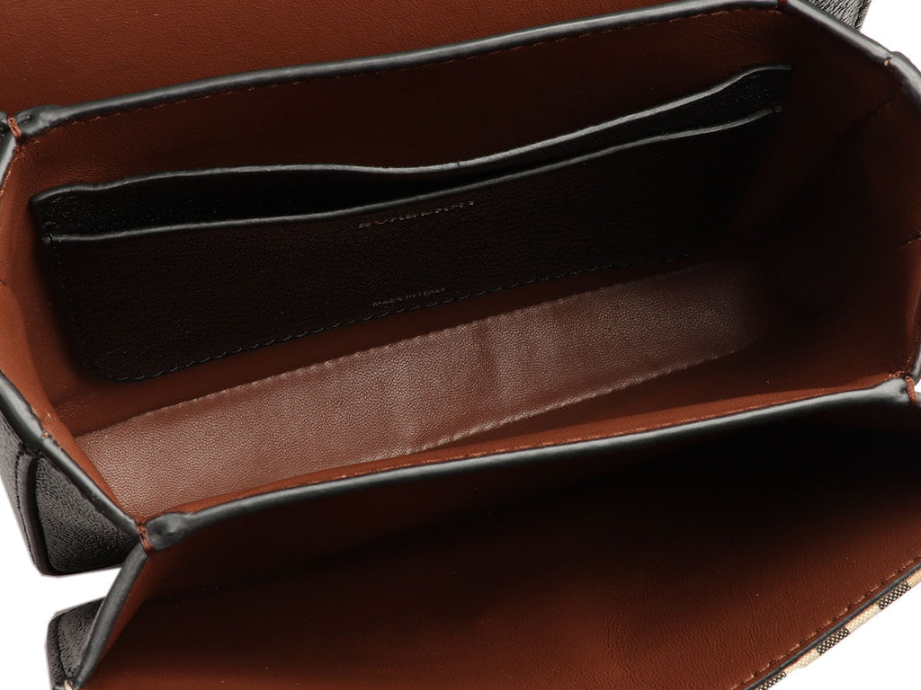 Burberry Medium Black D-Ring Crossbody Bag