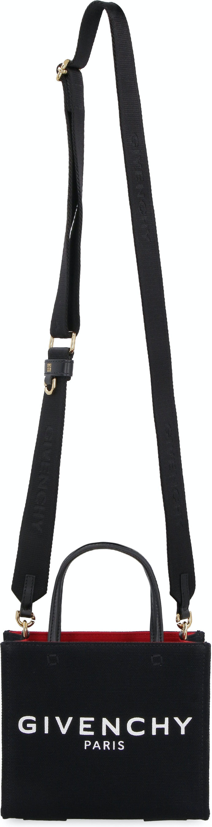 BLACK CANVAS MINI TOTE