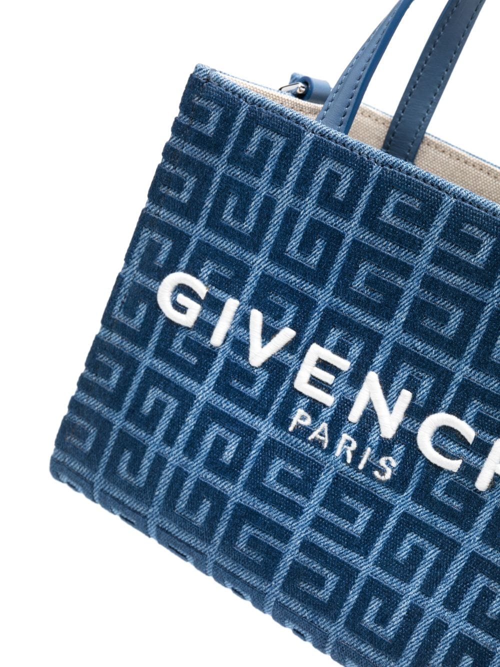 MINI G-TOTE IN 4G DENIM