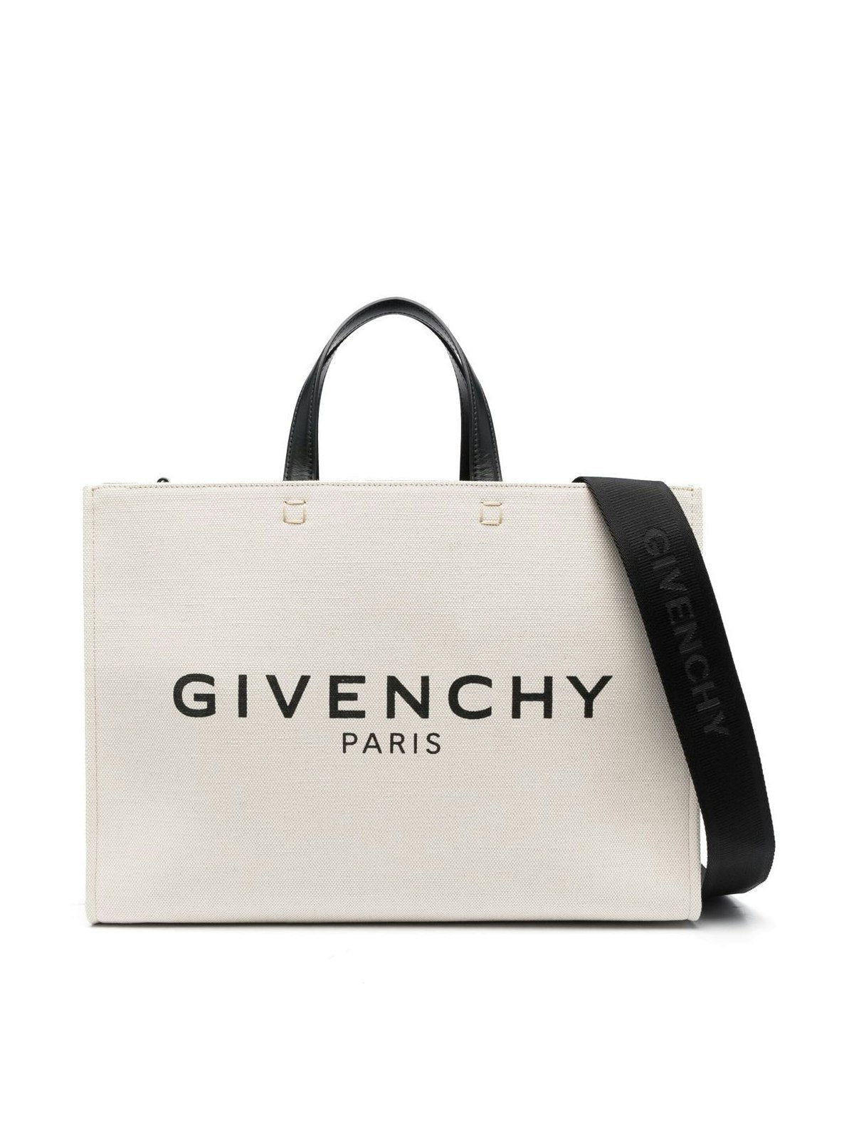 SHOPPING BASIC BEIGE NEGRO LONA LOGO NEG