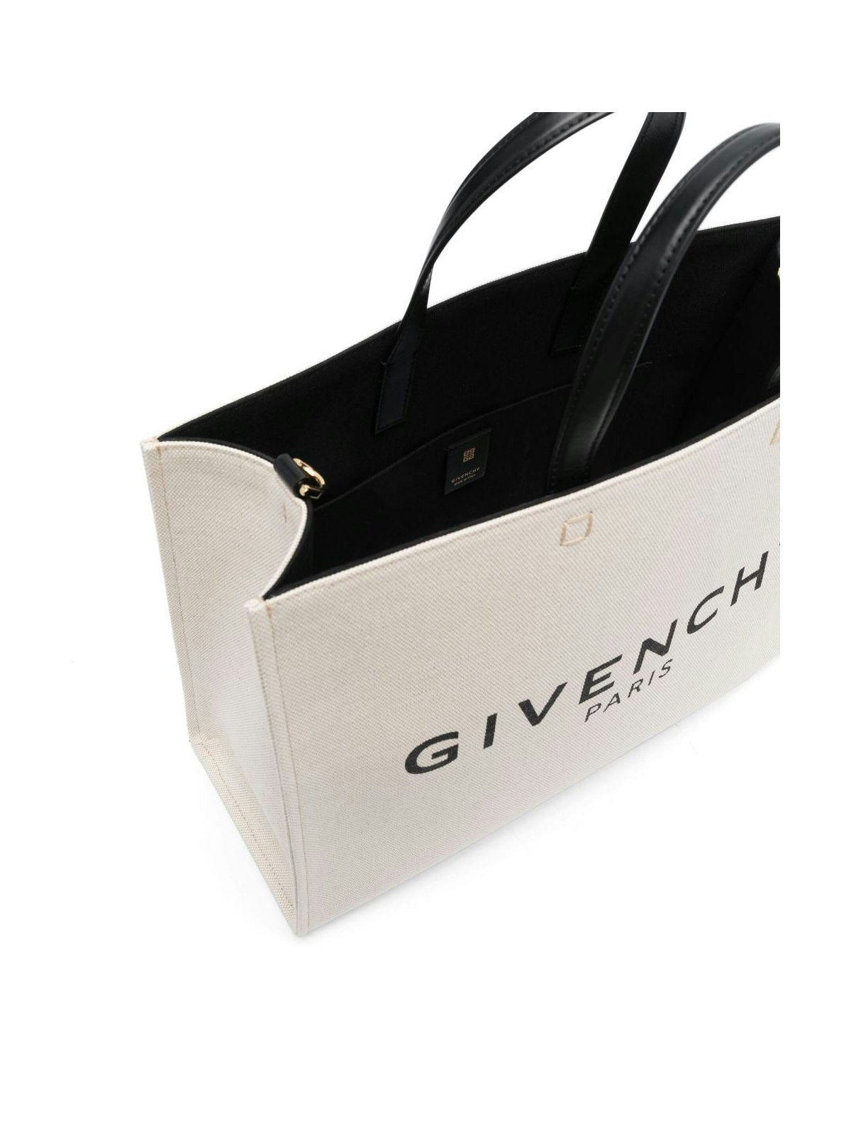 SHOPPING BASIC BEIGE NEGRO LONA LOGO NEG