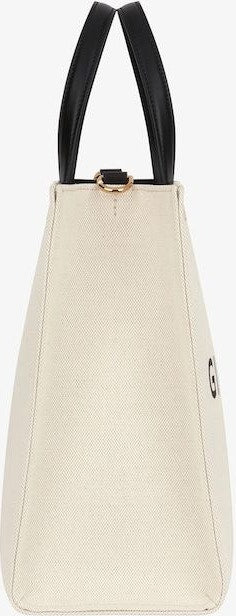 G BEIGE CANVAS MEDIUM TOTE