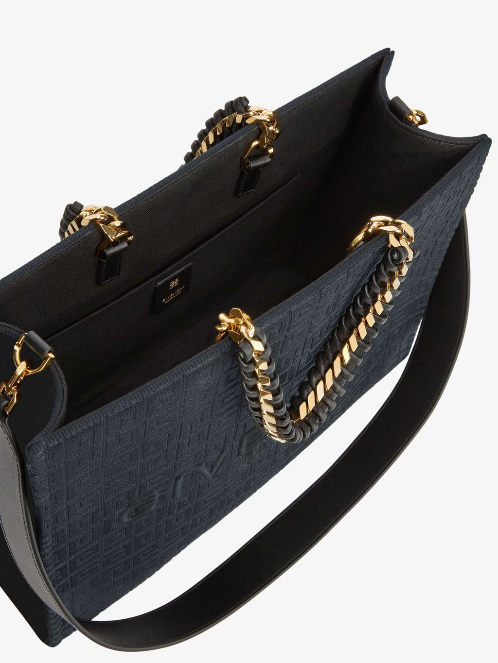 G ALL OVER LOGO CANVAS TOTE