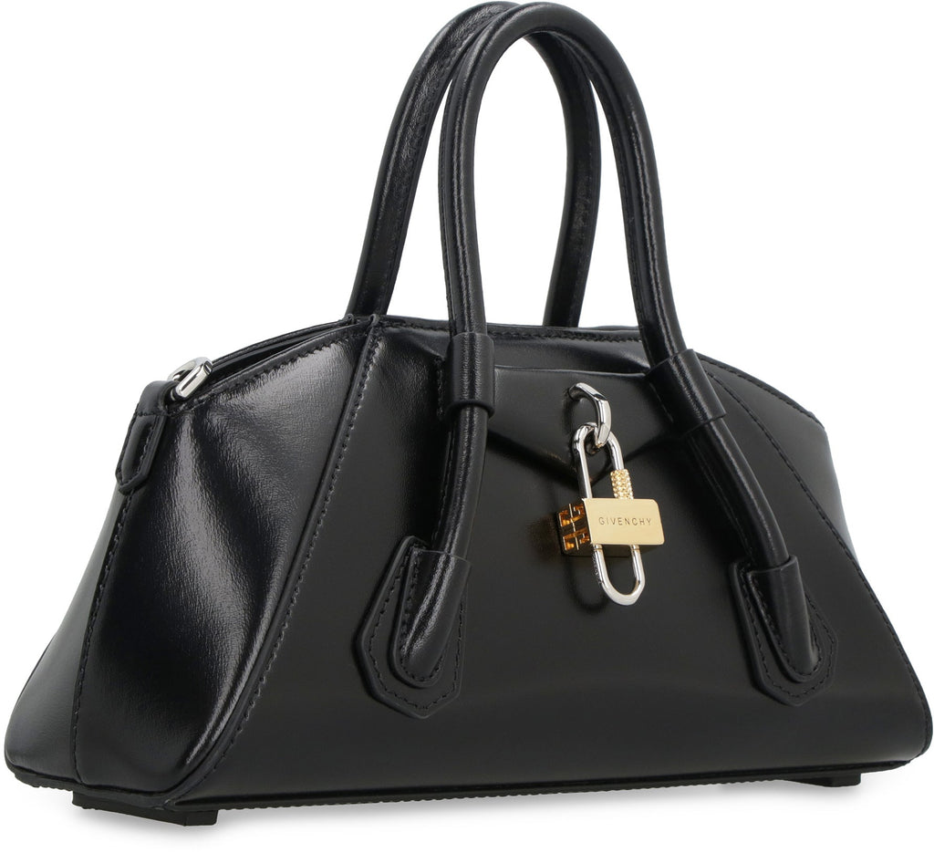 ANTIGONA STRETCH MINI LEATHER HANDBAG