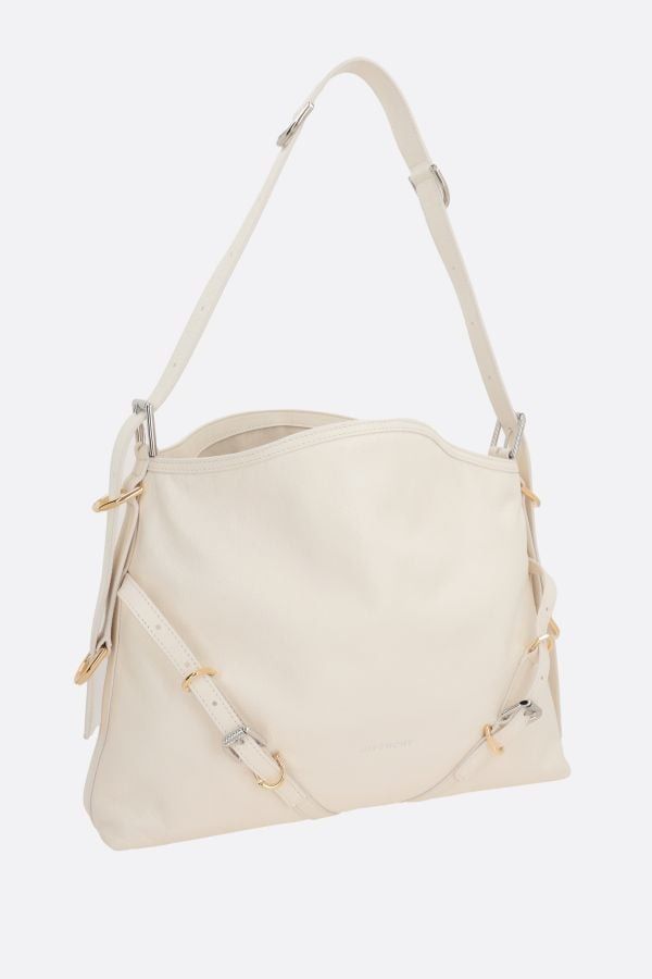 VOYOU LEATHER SHOULDER BAG