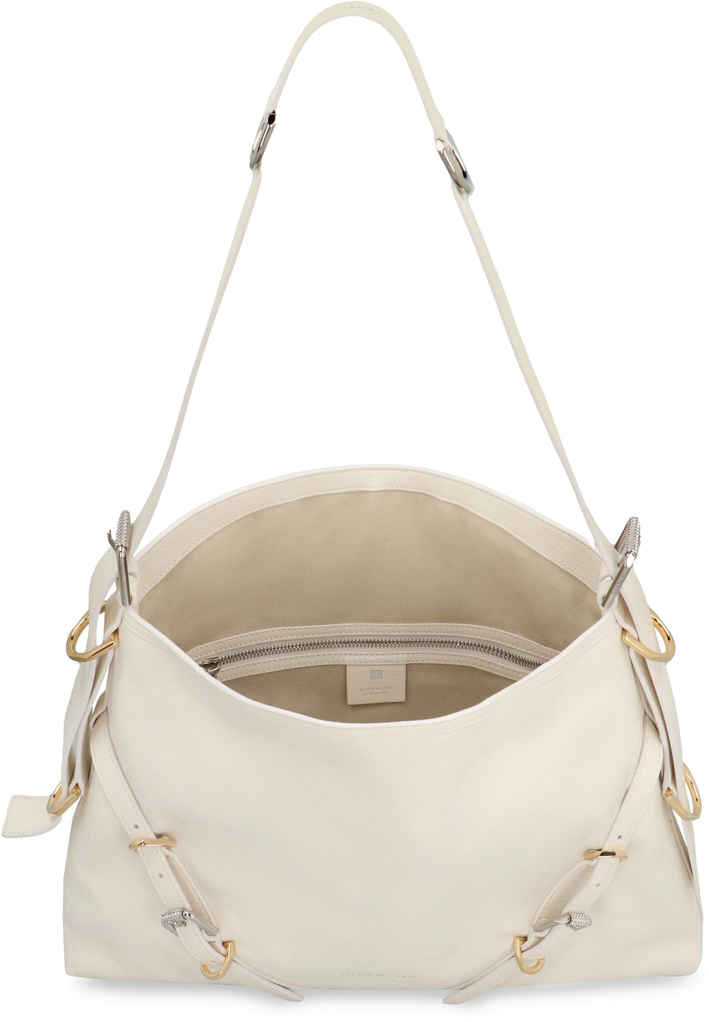 VOYOU LEATHER SHOULDER BAG