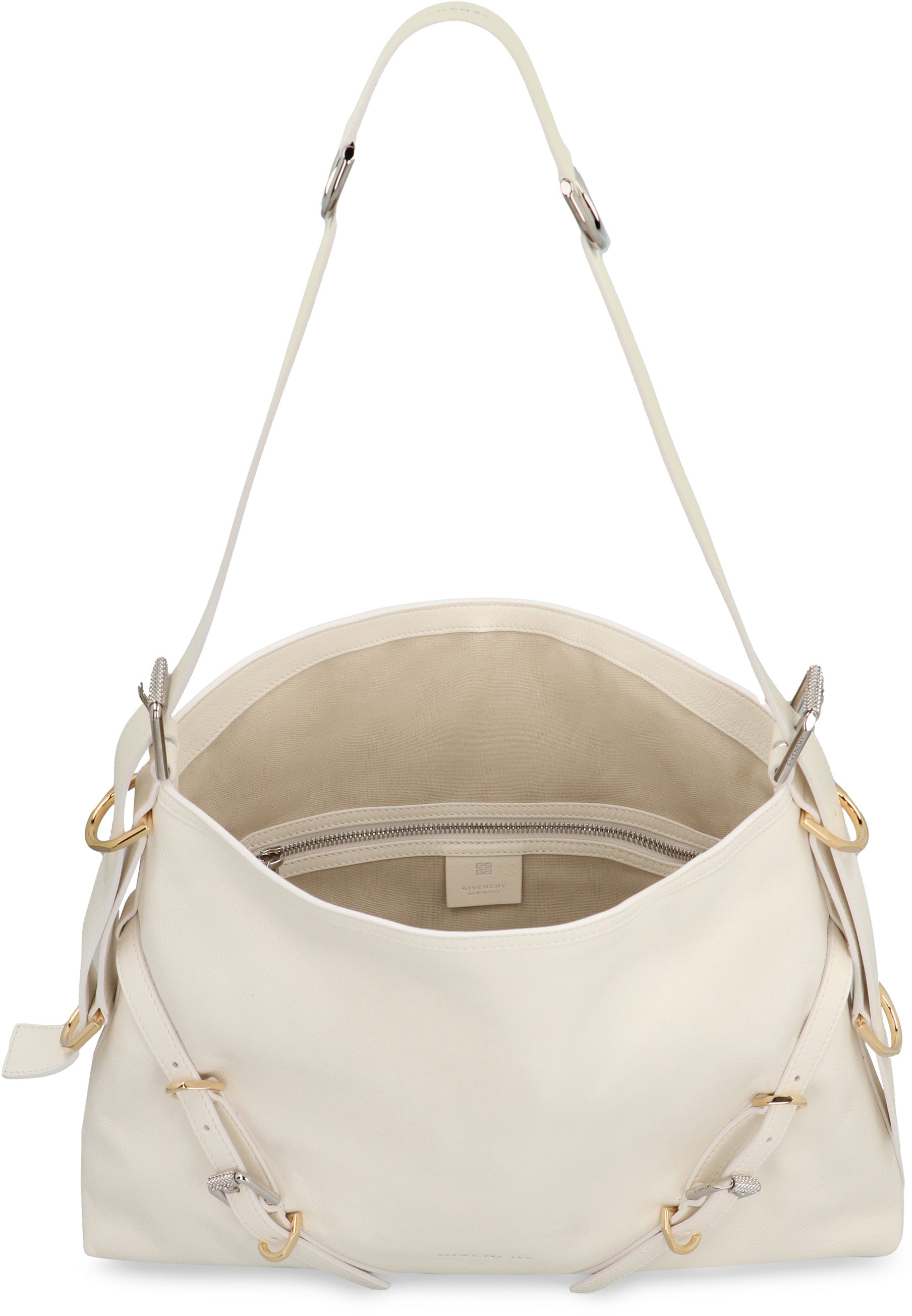 VOYOU LEATHER SHOULDER BAG