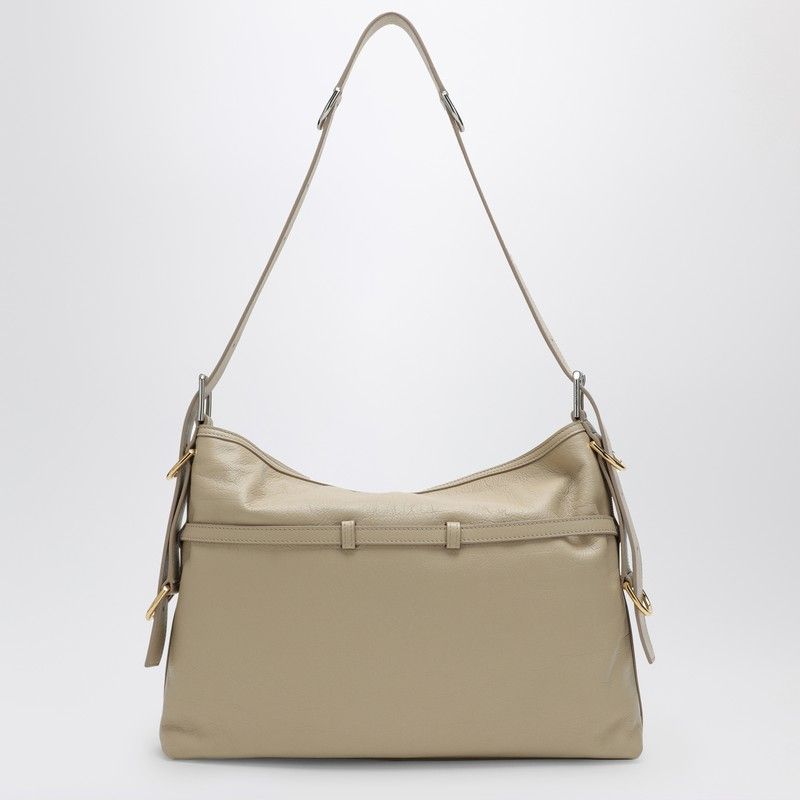 VOYOU MEDIUM LEATHER SHOULDER BAG