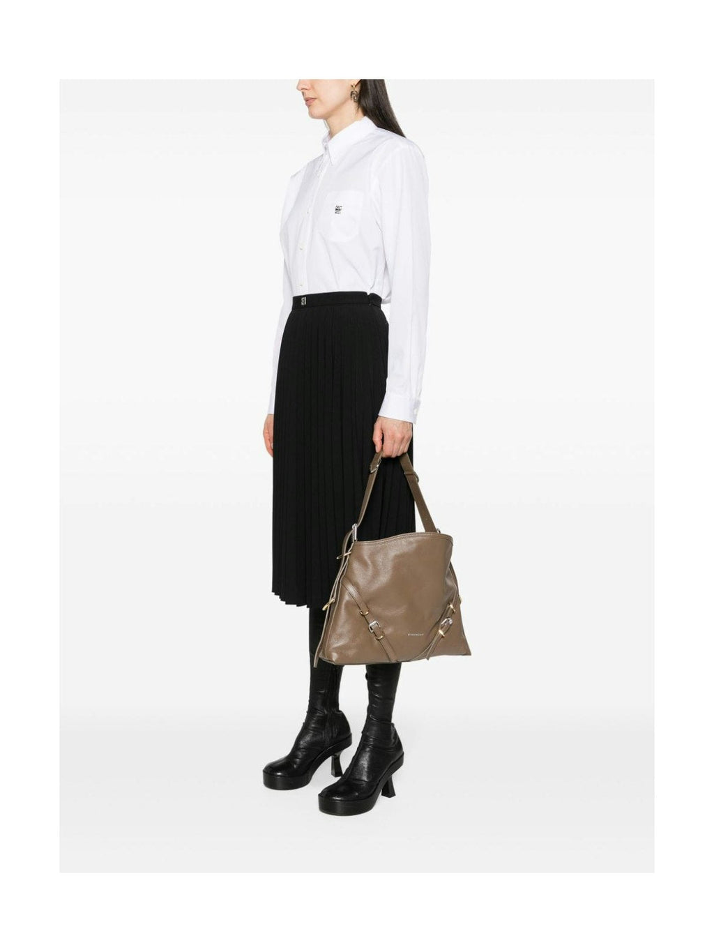 BOLSO VOYOU M TAUPE OSCURO