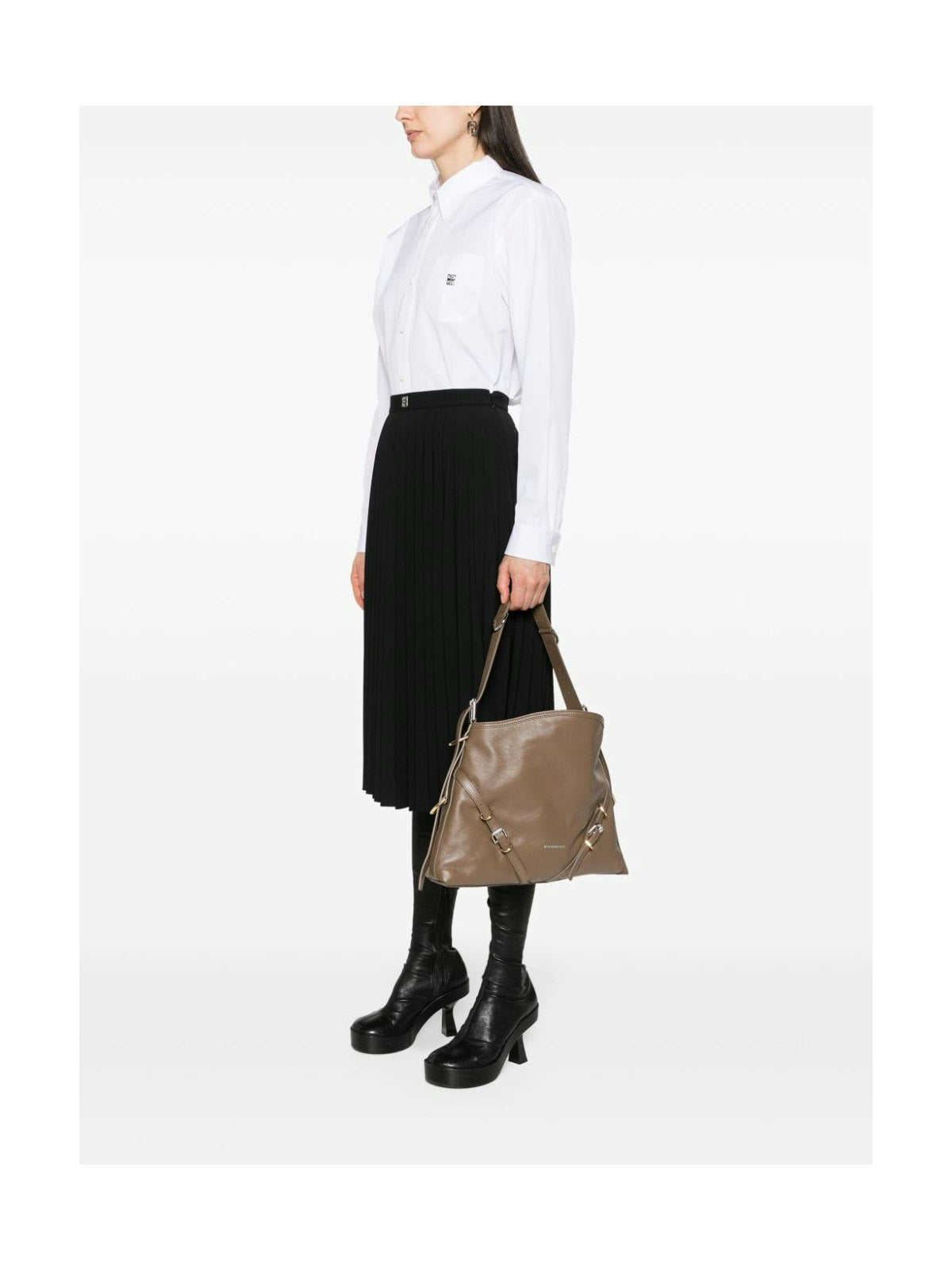 BOLSO VOYOU M TAUPE OSCURO