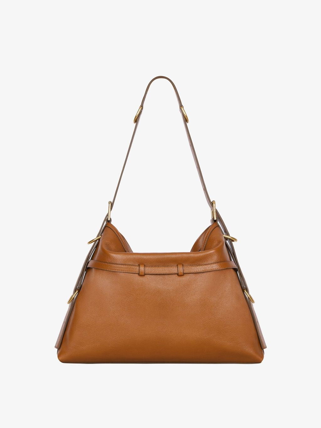 VOYOU MEDIUM LEATHER SHOULDER BAG