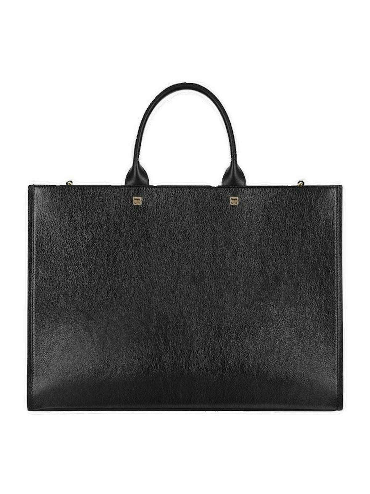 G LEATHER TOTE