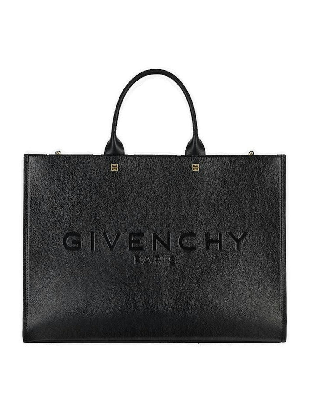 G LEATHER TOTE