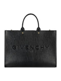 G LEATHER TOTE