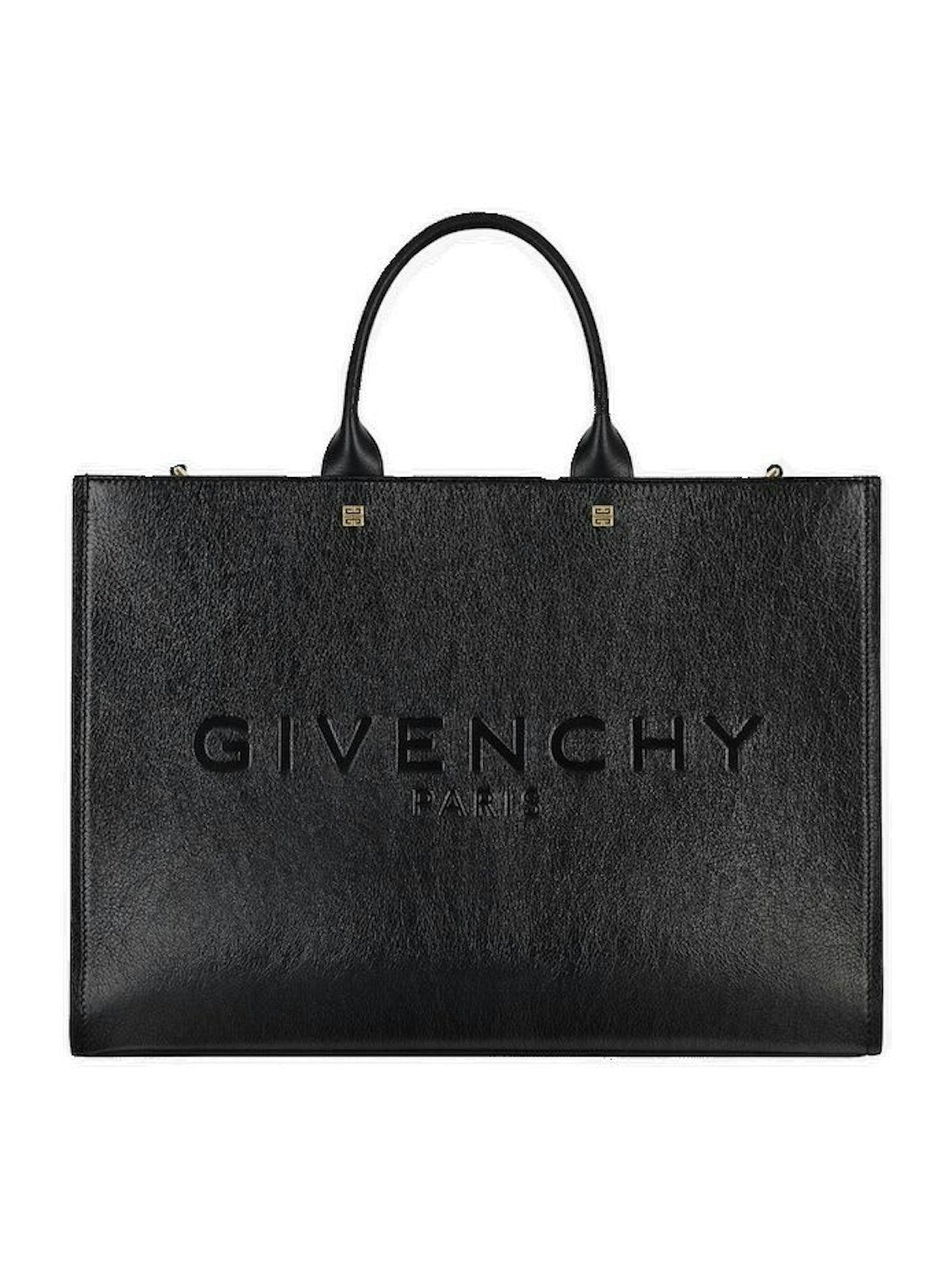 G LEATHER TOTE