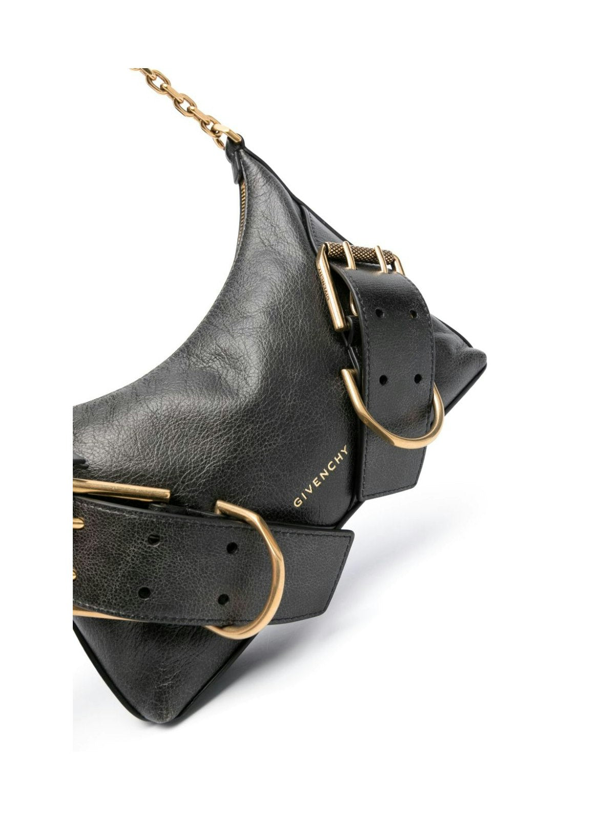 BOLSO VOYOU M NEGRO LONA CADENA DORADA