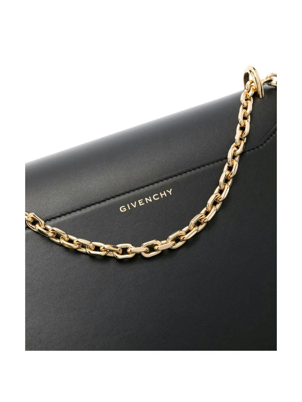 BOLSO HOMBRO BASIC NEGRO CADENA DORADA