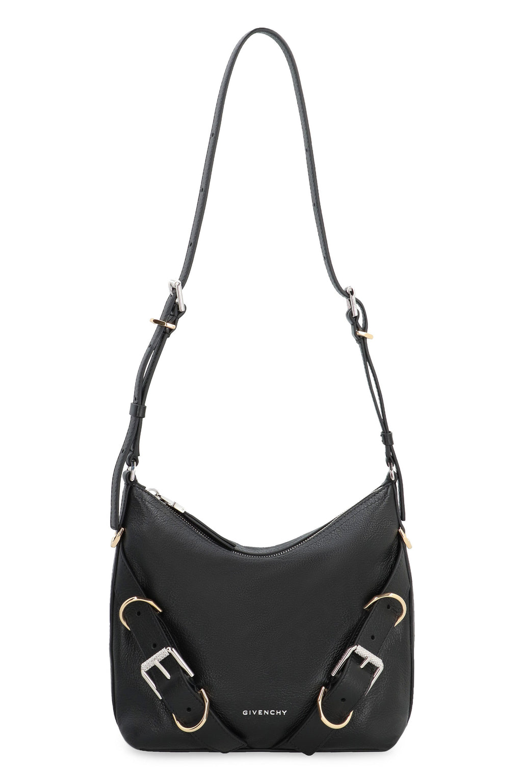 VOYOU SMALL LEATHER SHOULDER BAG