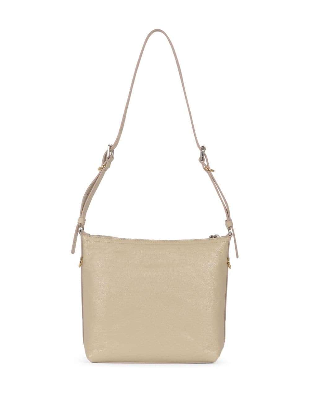 VOYOU SMALL LEATHER SHOULDER BAG